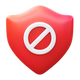 restriction shield icon