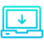 Laptop Download icon