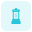 Solid salt with grinder shaker bottle icon