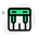 Music keyboard for bob song concert layout icon