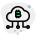 Cloud based bitcoin network for mining layout icon