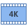 4K icon