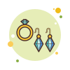 Ring And Earrings icon