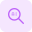 Artificial Intelligence program search online isolated on a white background icon