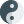 Yin Yang a concept of dualism in ancient Chinese philosophy icon