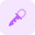 Pipette with suction isolated on a white background icon