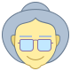 Old Woman Smiling icon