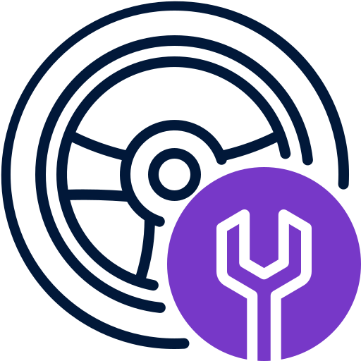 steering wheel icon