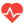 Cardiology department in the hospital with a heart and an oscillating wave logotype icon