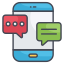 Mobile Chatting icon