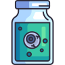 Eye in jar icon