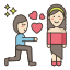 Courtship icon