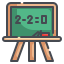 Chalkboard icon