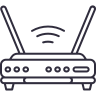 Router modern icon