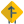 Side road to front joining the intersection icon