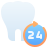 24h service icon