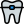 Braces for the teeth to overcome the misalignment of teeth growth icon