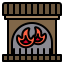 Fireplace icon