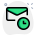 Schedule email delivery icon