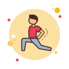 Stretching icon