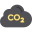 CO2 Cloud icon