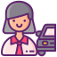 Saleswoman icon