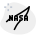 Exploration with space shuttle lauch mission layout icon