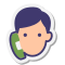 Man On Phone icon