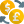 Dollar to euro money exchange service, forex exchange icon