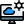 Cloud computing software setting on personal computer icon