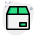 Parcel box ready for delivery and shipping icon