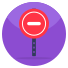 No Entry Sign Board icon