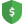 Money sheild with dollar symbol, secured money. icon