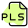 PLS is a computer file format for a multimedia playlist icon