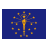 Indiana Flag icon