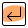 Return arrow function key in computer keyboard icon