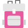 trekking bag icon