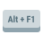 Alt + F1 icon