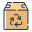 Cardboard Recycle icon