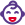 Happy baby smile with open mouth grinning icon