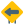 Left arrow sign on a road signal board icon