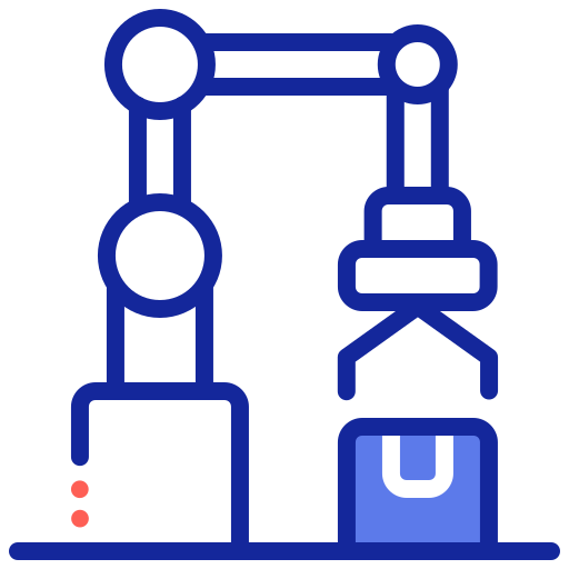 Robotic arm icon