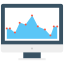 Online graph icon