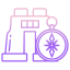 Binocular And Compass icon