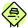 Slippery road with a warning on a road traffic signal icon