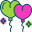 love balloon icon