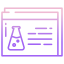 Laboratory Beaker And Document icon