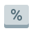 Percent Key icon