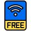 Free WiFi icon