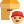 Delivery boy face with a cargo delivery box layout icon